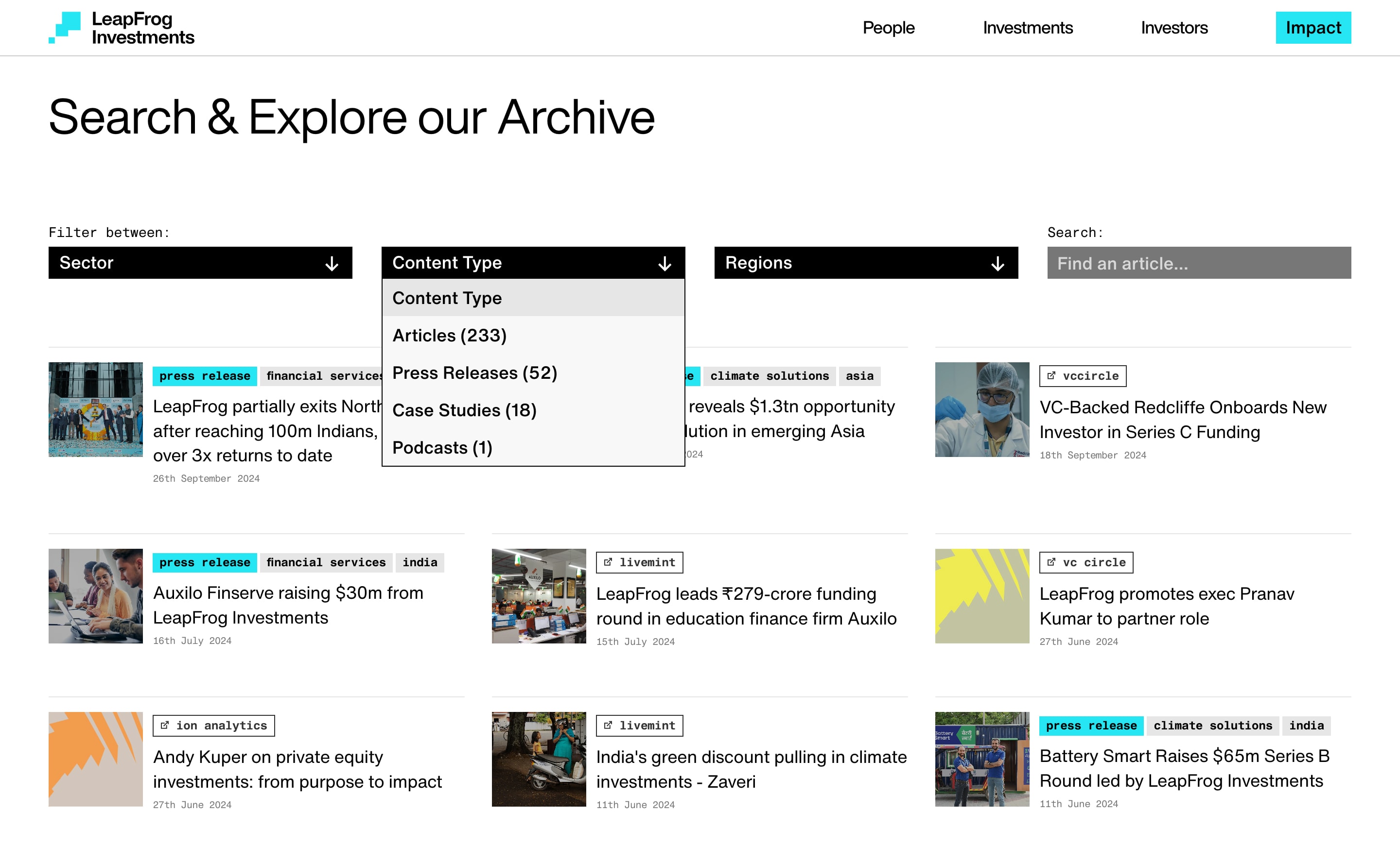 Insights and updates